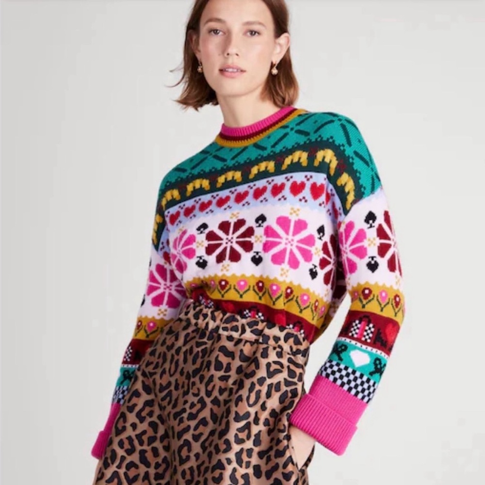 Kate Spade Fair Isle sweater
